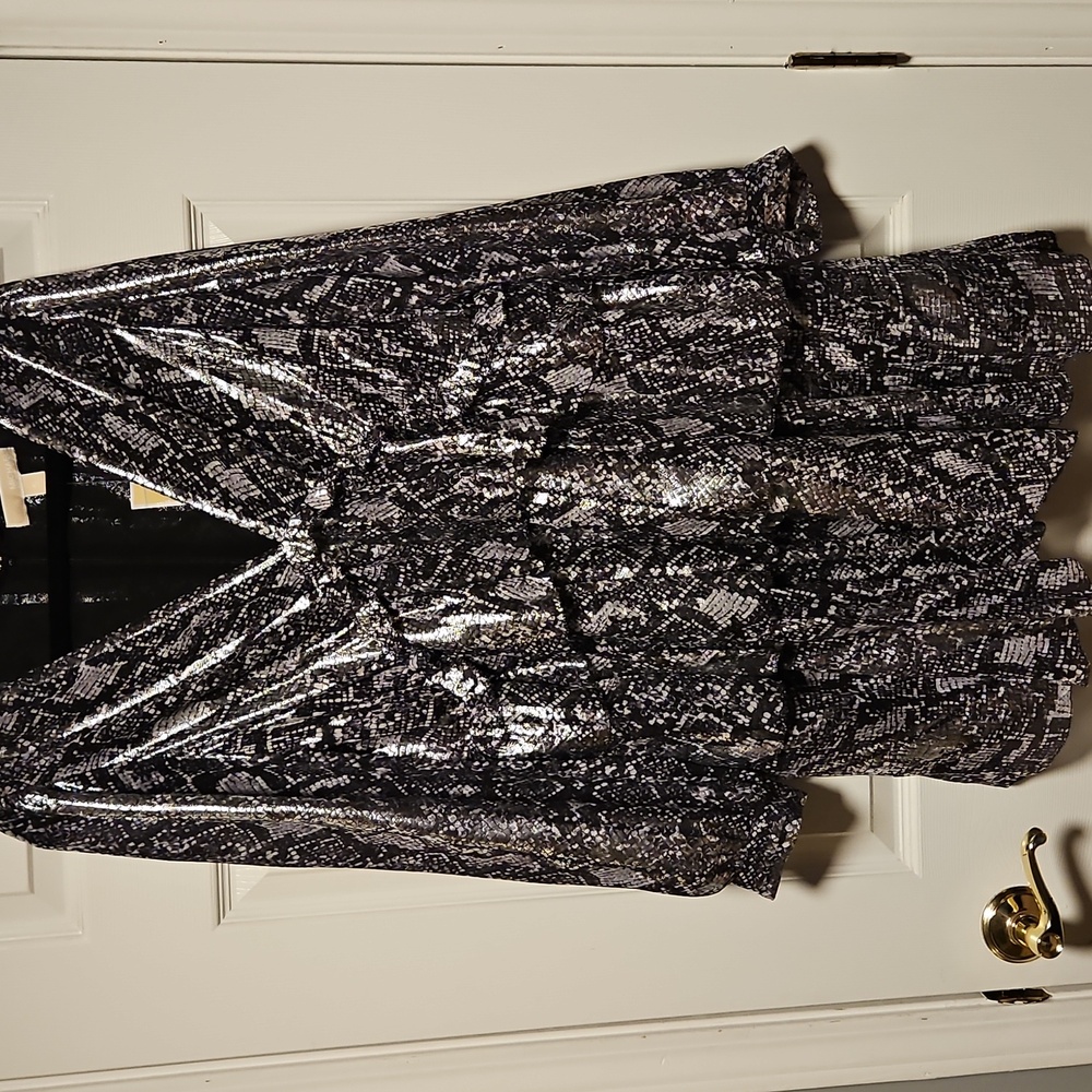 Michael Kors Python Print Mini Dress - Picture 3 of 10